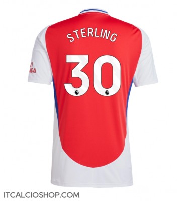 Arsenal Raheem Sterling #30 Prima Maglia 2024-25 Manica Corta